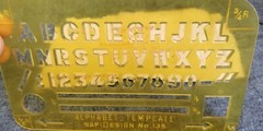 Rapidesign Template – Alphabet Template -135 3/8″ letters