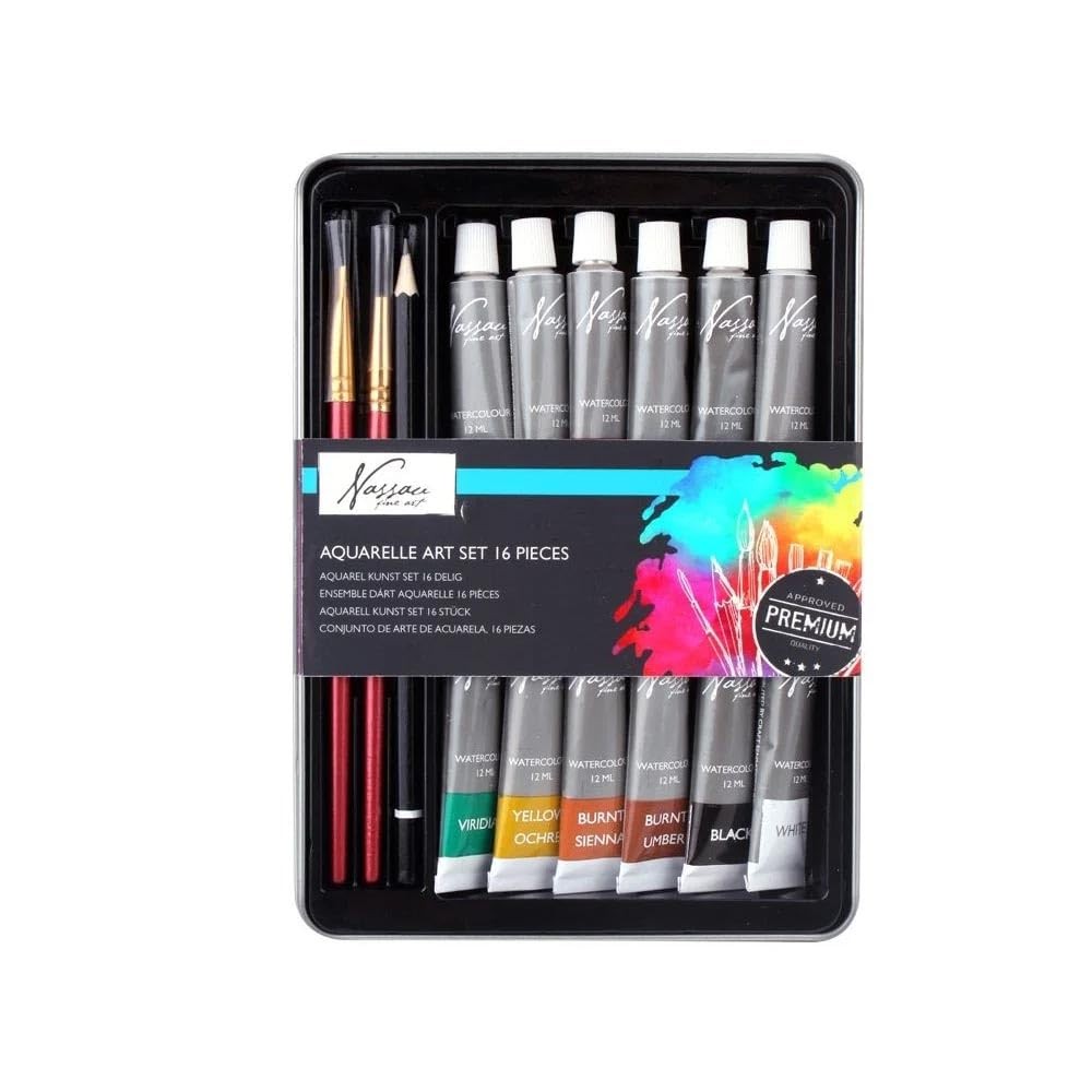 Art Sensations Nassau Fine Art AR0500/GE Watercolour Tin – White Normal