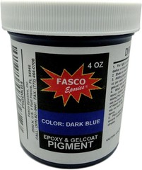 Dark Blue Pigment for Epoxy Resin, Gelcoat, 4 Fl Oz (Pack of 1), Medium