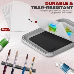 Stay Wet Palette for Acrylic Painting, Easy to Clean, Sturdy and Gray