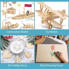 12 Pack 12 x 12 x 1/16 Inch-2 mm Thick Basswood Sheets for Crafts Unfinished …
