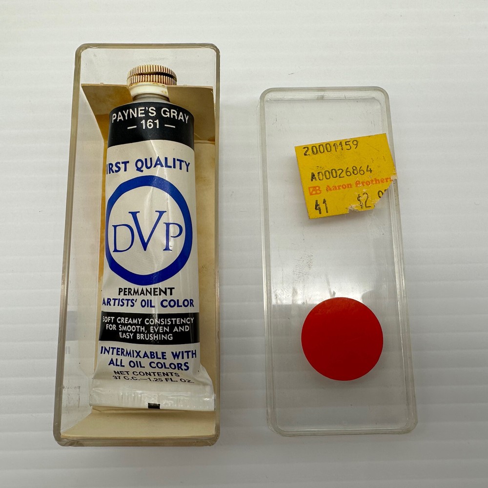 Vintage Da Vinci Oil Color 37ml Payne’s Gray 161 Oil Paint NEW NOS Made USA