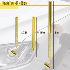 Car Touch Up Paint Pen, 0.5mm Vehicle Detailing Fine Line Painting Writer Tool,