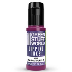 Green Stuff World Dipping ink 17 ml – Garnet Purple Dip – Wargaming and Modeling