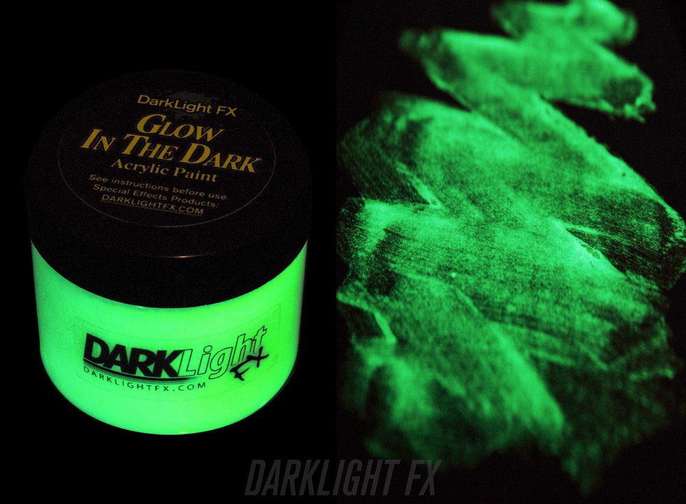 GLOW IN THE DARK PAINT Create Stars, Space, Night Sky & more! SUPER BRIGHT!