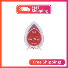 Tsukineko VersaMagic Dew Drop Inkpad of All Kinds, Red Brick