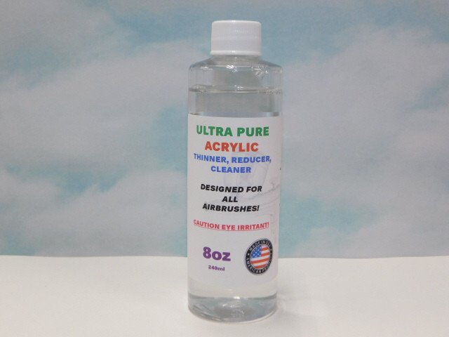 “Ultra Pure” Acrylic Thinner Reducer Cleaner 8oz TRC NEW & on 🔥🔥🔥🚀!!!