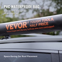 VEVOR Vehicle Awning 4.6’x6.6′ Shade Coverage Car Side Awning PU3000 mm UV50+