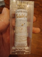 Grumbacher Raw Sienna GENUINE- VINTAGE oil paint 37 ml Pre tested