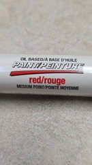 6 of Sharpie Oil Based medium point Paint Marker, red +gold +yellow +white