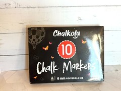 Chalkola Markers 10 Pack Liquid Chalk Art with Gold & Silver – 6 mm Tip