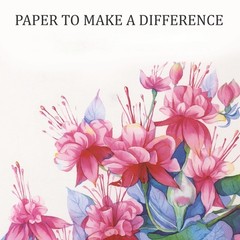 RGBMIX 14 Sheets Flower Watercolor Paper Book 9×12” Watercoloring WHITE