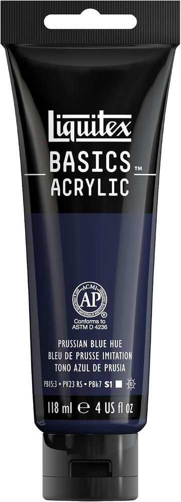 BASICS Acrylic Paint, 118Ml (4-Oz) Tube, Titanium White