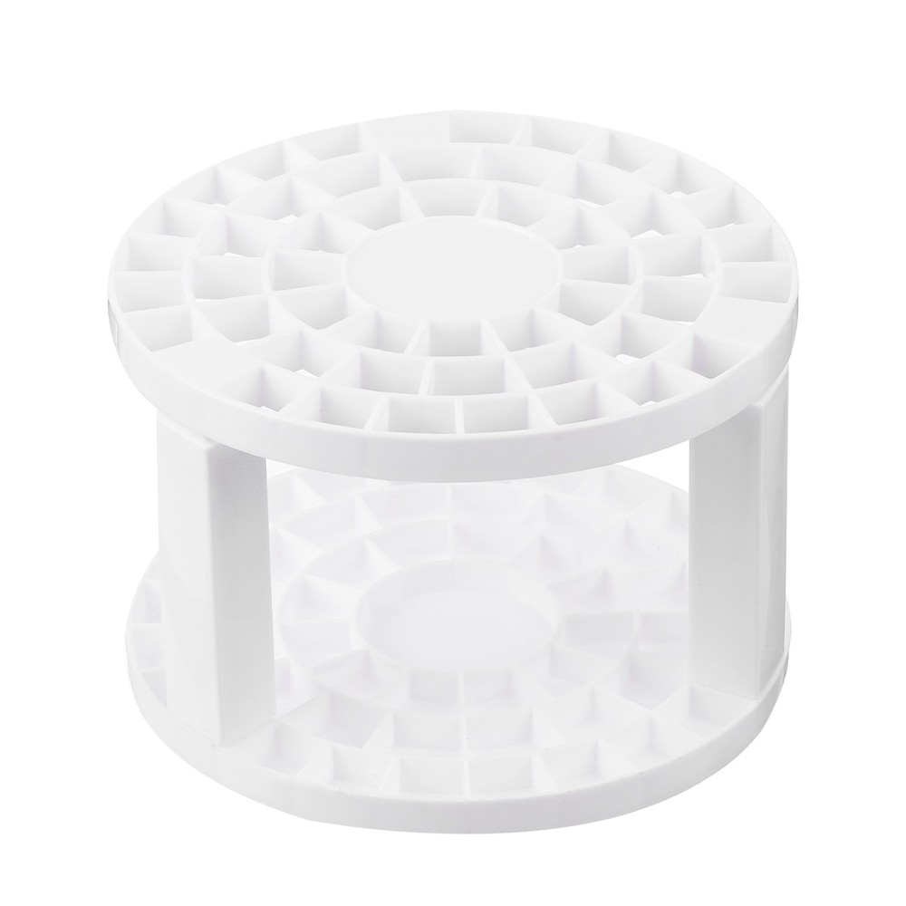 1pcs Paint Brush Holder Paint Brush Storage Organizer 49 Holes, White
