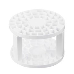 1pcs Paint Brush Holder Paint Brush Storage Organizer 49 Holes, White