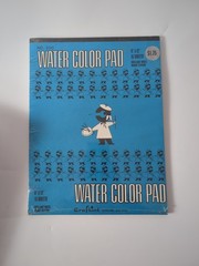 VTG Craftint Watercolor Paper Pad Brilliant White 9×12 15 Sheets Sealed