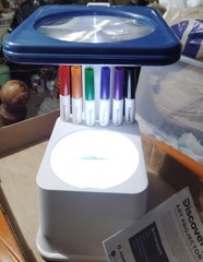 Discovery Doodle Projector Light Art Station with 6 Dry-Erase Markers