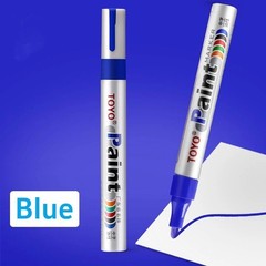 TOYO Waterproof Permanent Paint Marker Pen Car Tire Tyre Rubber Metal White