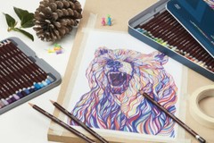 Derwent Coloursoft Professional Colour Pencils Available in 72 Colours