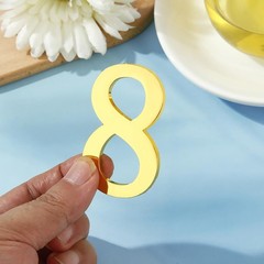 1Pcs 3Inch Metal Mailbox Numbers Solid Zinc Alloy House Numbers for Outside,S…