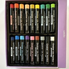 Grabie Art Set Oil Pastels + Drawing Pad Asst. Colors 230gsm Paper Beginner Kit