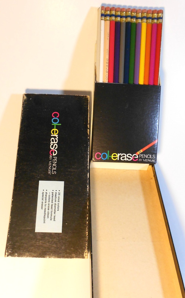 Vintage Venus Col-Erase 1200-24 Assorted Colored Pencils Sealed B1