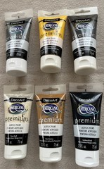 Lot of 18 DecoArt Acrylic Paint Tubes 2.5 oz Differnt Colors READ