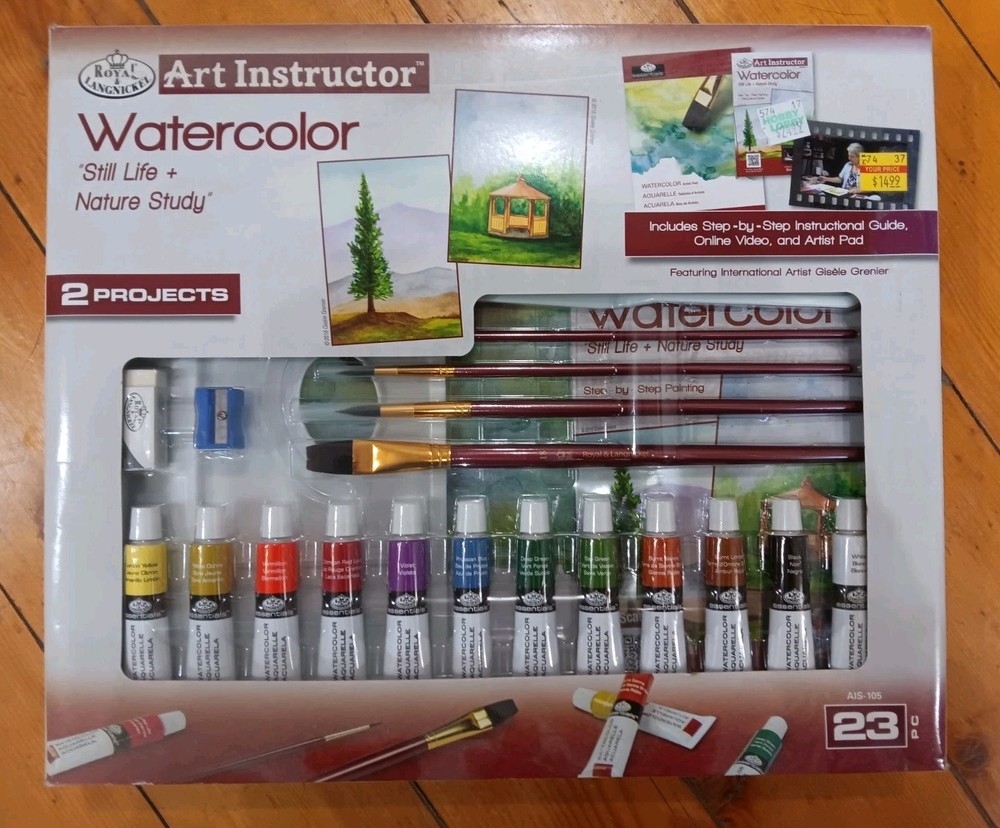 Art Instructor Large Artist Activity Set-Watercolor Paint