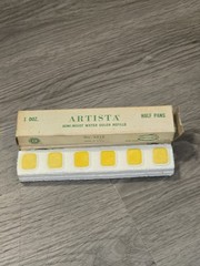 Now Vintage 1950s Binney & Smith Crayola Watercolor Refill Pans 1 Doz