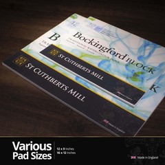 St. Cuthberts Mill Watercolor Paper Block 12x9inch White Water Color Paper For A