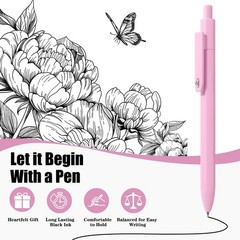 Cute 8-Piece Aesthetic Gel Pen Set – Fast Drying, Comfortable Grip for All Uses