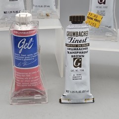 Lot of 6 Grumbacher Finest Artist Oil Color Paints + Gel – See Details