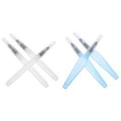 6Pcs Reusable Watercolor Pen Set Refillable Painting Brush Assorted Colors