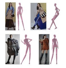 Drawing Sketching Stencil Template Female Body Dynamic Pose Fashion Design Tool