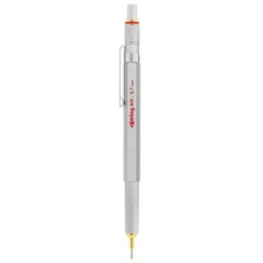 rOtring 800 Mechanical Pencil, 0.7 mm, Silver Metal Barrel 0.7mm