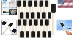 Foam Paint Brushes 40pcs Small Craft and Detailing Foam Brush Set