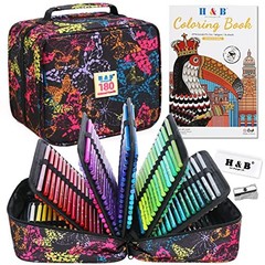 72-Color Colored Pencils Set with 1 count (Pack of 72) 1-Butterfly (Basic)