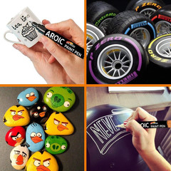 28 Colors Acrylic Paint Markers, 2Mm Fine Tip Permanent Paint Pens – Quick Dry,