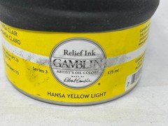 Gamblin Relief Ink Hansa Yellow Light 175Ml Office Product