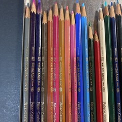 Vintage Faber Castell West Germany Watercolor Colored Pencils Set 23 Art F/S