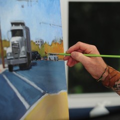 Professional Freestyle Traditional Brush Detail Bright No 12 Art Painting