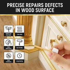 Liquid Gold Leaf Paint Metallic Finish Multi Surface High Gloss Rich Gold Paint
