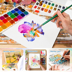 30 Sheets Cold Press Watercolor Paper 8.5X11 Inch, 140Lb/300Gsm Heavyweight Acid