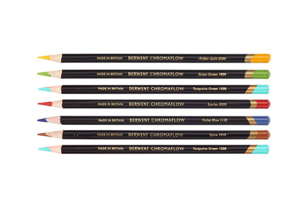 Derwent Chromaflow Color Pencils- Single pencil – Choose the color