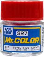Mr. Hobby C327 Mr. Color Gloss Red FS11136 Lacquer Paint 10ml – US