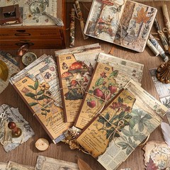 120 Pcs Deco Papers for Scrapbooking, 5.5*5.5in Vintage Decoupage Paper cream