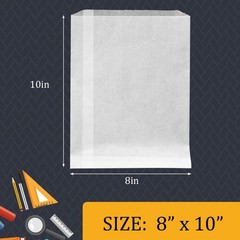 100 Pack 8×10 Glassine Envelopes Photo Print Document Storage