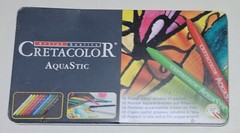 Cretacolor AquaStic Set 10 Water Soluble Oil Pastel Metal Box Austria