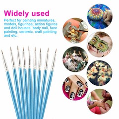 100Pcs Micro Extra Fine Detail Painting Brushes Drawing Watercolor Art Brush Set