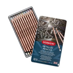 Metallic Pencil Tin of 12 (2305599)